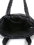 Uno Quilted Polyester Diamond Self Design Handheld Bag