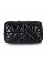 Uno Quilted Polyester Diamond Self Design Handheld Bag