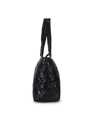 Uno Quilted Polyester Diamond Self Design Handheld Bag