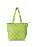 Uno Quilted Polyester Diamond Self Design Handheld Bag