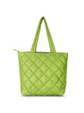 Uno Quilted Polyester Diamond Self Design Handheld Bag