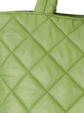 Uno Quilted Polyester Diamond Self Design Handheld Bag