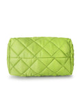 Uno Quilted Polyester Diamond Self Design Handheld Bag