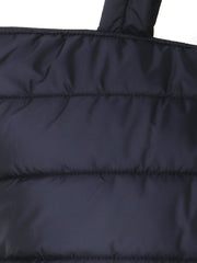Uno Quilted Polyester Striped Self Design Handheld Bag