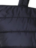 Uno Quilted Polyester Striped Self Design Handheld Bag