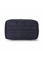 Uno Quilted Polyester Striped Self Design Handheld Bag