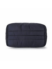 Uno Quilted Polyester Striped Self Design Handheld Bag