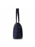 Uno Quilted Polyester Striped Self Design Handheld Bag
