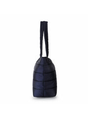 Uno Quilted Polyester Striped Self Design Handheld Bag