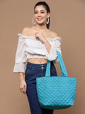 Uno Harlequin Quilted Polyester Tote Bag