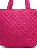 Uno Harlequin Quilted Polyester Tote Bag