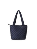 Uno Quilted Polyester Diamond Self Design Handheld Bag