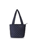 Uno Quilted Polyester Diamond Self Design Handheld Bag