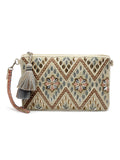 Boho Embellished Handloom Cotton Sling Bag