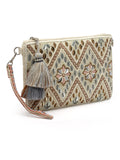 Boho Embellished Handloom Cotton Sling Bag