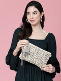 Boho Embellished Handloom Cotton Sling Bag