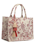 Jungle Toile Jacquard Cotton Handheld Bag