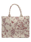 Jungle Toile Jacquard Cotton Handheld Bag