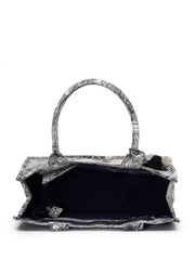 Jungle Toile Jacquard Cotton Handheld Bag