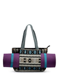 Boho Ethnic Motifs Jacquard Cotton Acrylic Yoga Tote Bag