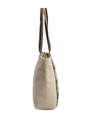 Boho Ethnic Motifs Jacquard Cotton Acrylic Yoga Tote Bag