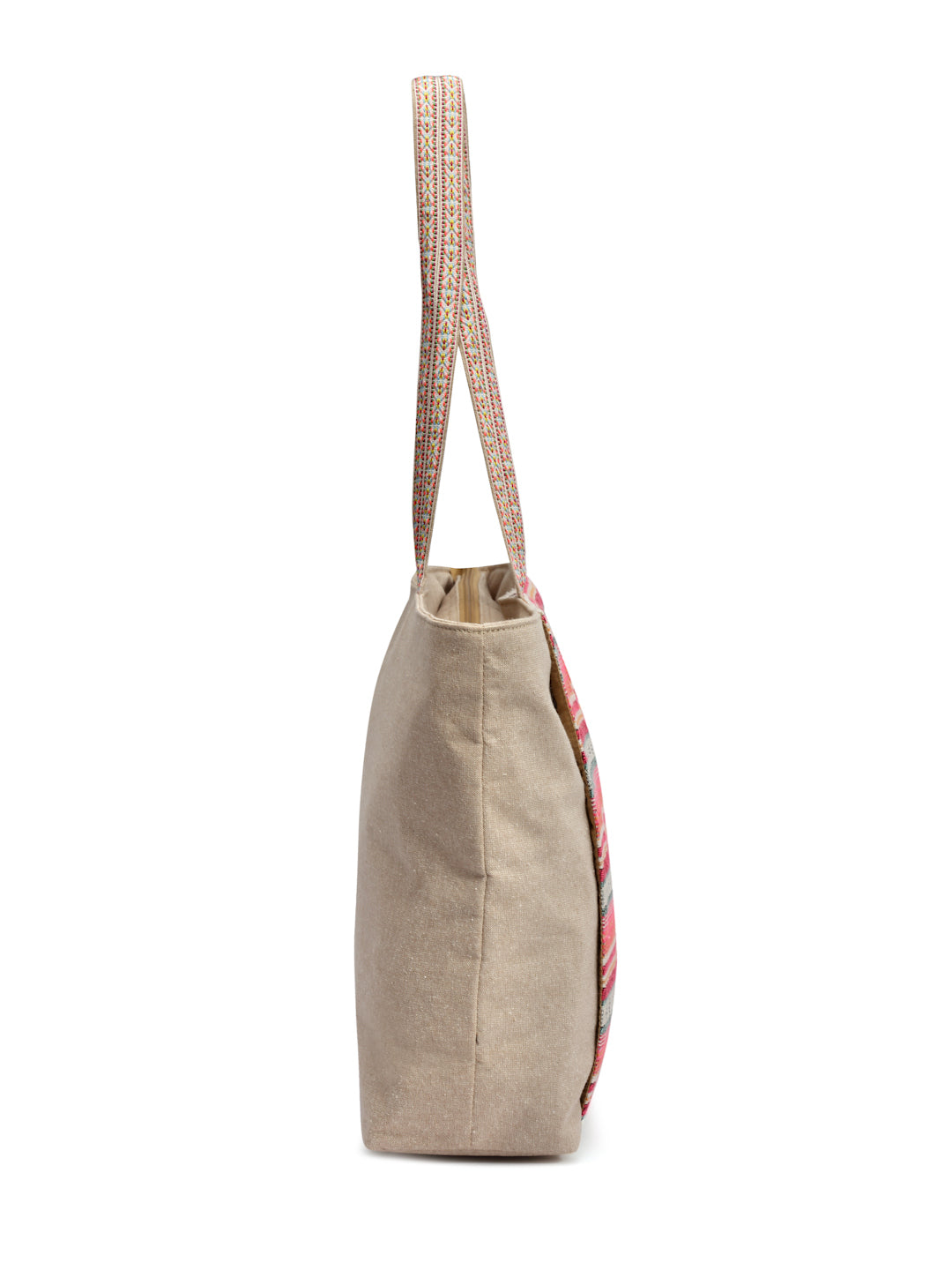 Boho Ethnic Motifs Jacquard Cotton Acrylic Yoga Tote Bag