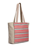 Boho Ethnic Motifs Jacquard Cotton Acrylic Yoga Tote Bag