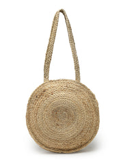 Sisal Embellished Jute Tote Bag