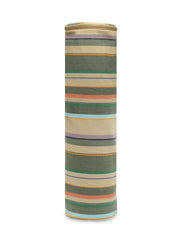 Eco - Friendly Cotton Canvas Striped Yoga Bag
