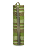 Eco - Friendly Cotton Canvas Striped Yoga Bag