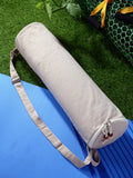 Eco - Friendly Cotton Canvas Solid Yoga Bag