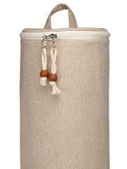 Eco - Friendly Cotton Canvas Solid Yoga Bag