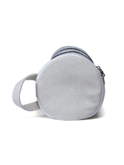 Eco - Friendly Cotton Canvas Striped Yoga Bag