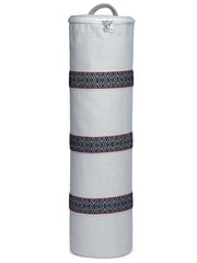 Eco - Friendly Cotton Canvas Striped Yoga Bag