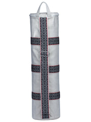 Eco - Friendly Cotton Canvas Striped Yoga Bag