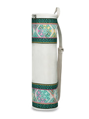Eco - Friendly Cotton Canvas Ethnic Motifs Jacquard Yoga Bag