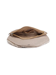 Sisal Embellished Jute Sling Bag