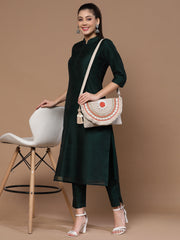 Sisal Embellished Jute Sling Bag