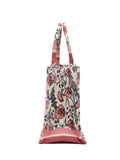 Jungle Floral Jacquard Cotton Handheld Bag