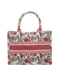 Jungle Floral Jacquard Cotton Handheld Bag