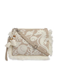 Kooky Boho Quirky Embroidered Cotton Sling Bag
