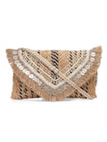 Sisal Embellished Jute Sling Bag