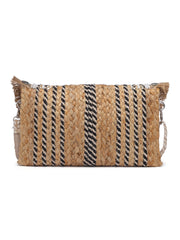 Sisal Embellished Jute Sling Bag