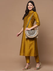 Sisal Embellished Jute Sling Bag