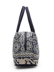 Tribal Abstract Cotton Jacquard Handheld Bag