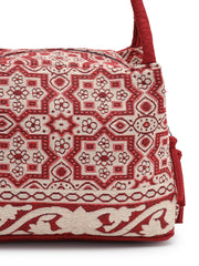 Tribal Cotton Abstract Jacquard Handheld Bag