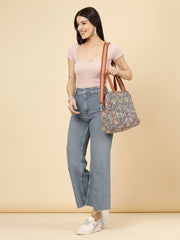 Geomat Diamond Cotton Jacquard Sling Bag