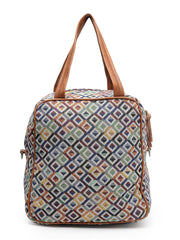 Geomat Diamond Cotton Jacquard Sling Bag