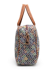 Geomat Diamond Cotton Jacquard Sling Bag