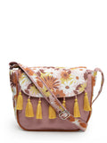 Lush Floral Printed Polycotton Sling Bag